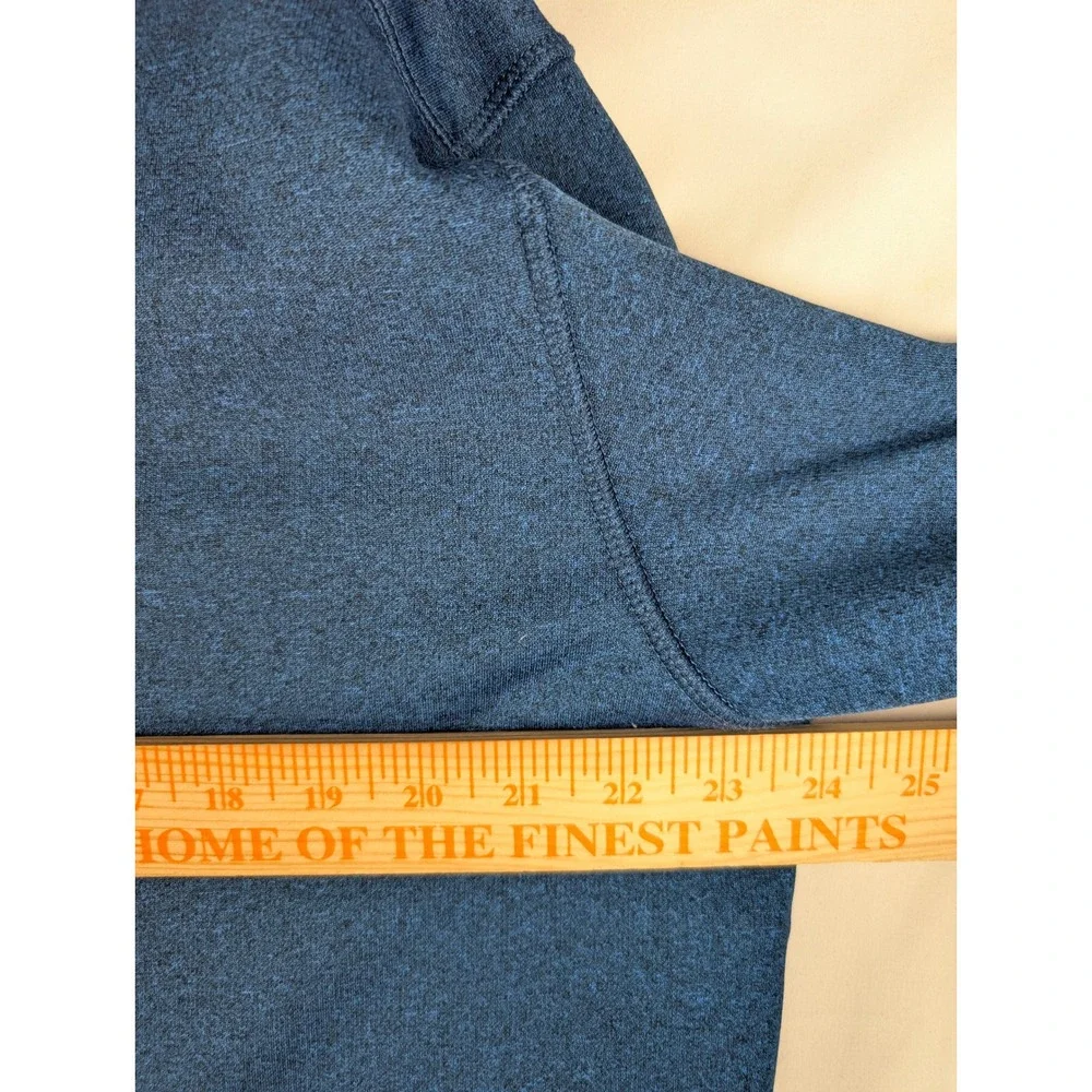 Carhartt Quarter Zip Pullover Mens L Blue Force Extremes 102831-478 Relaxed Fit